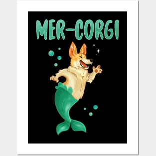 Mer Corgi Posters and Art